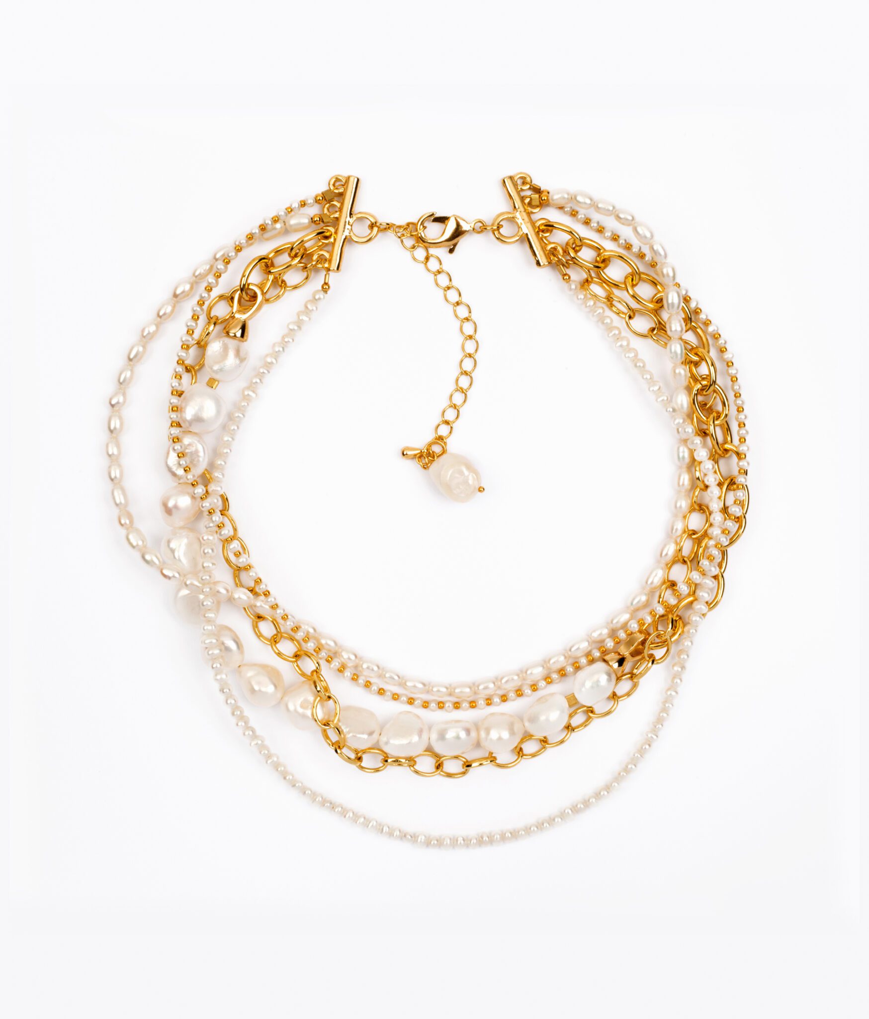 Golden Essence Layered Necklace